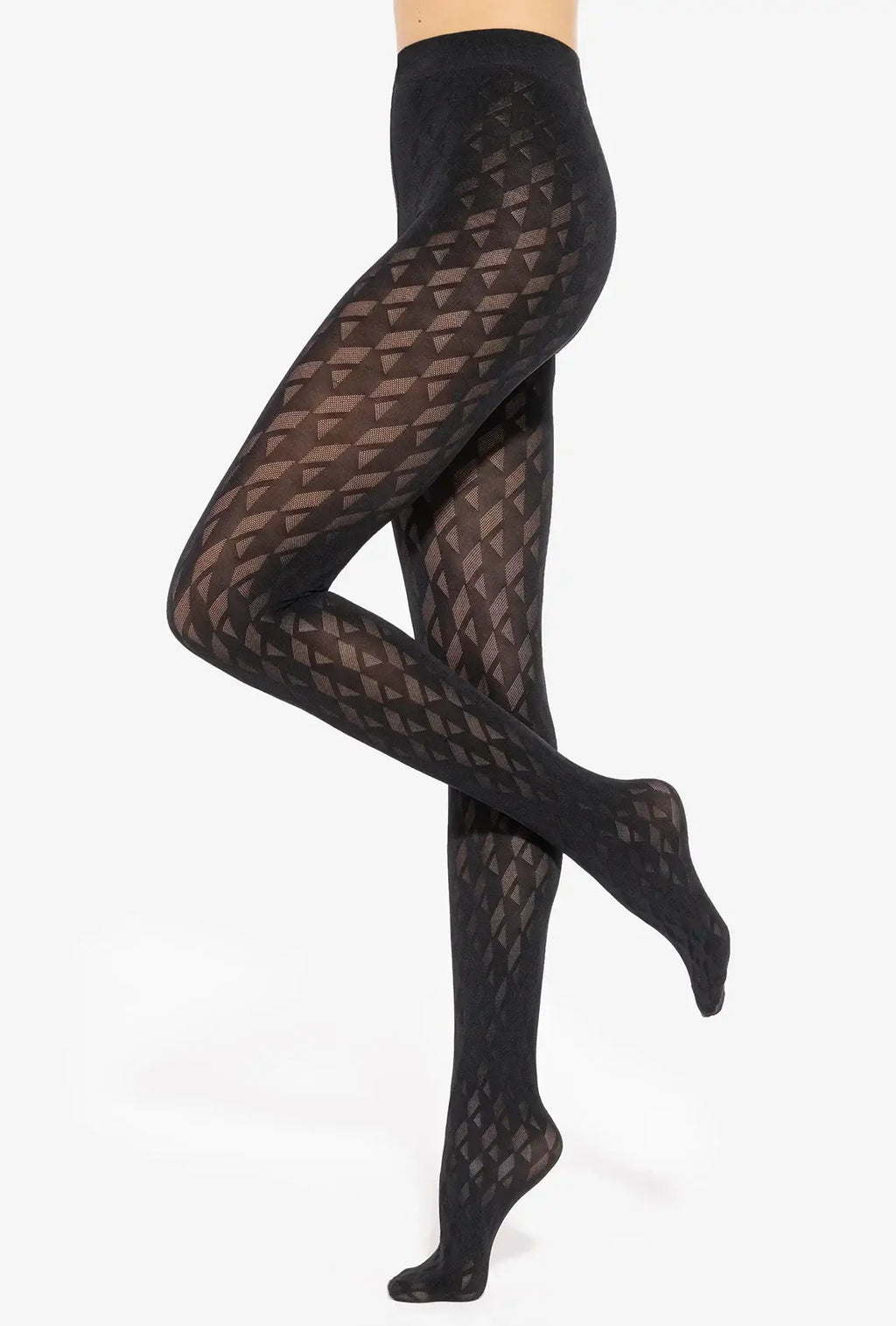 Collant in microfibra lavorata - loretta 155