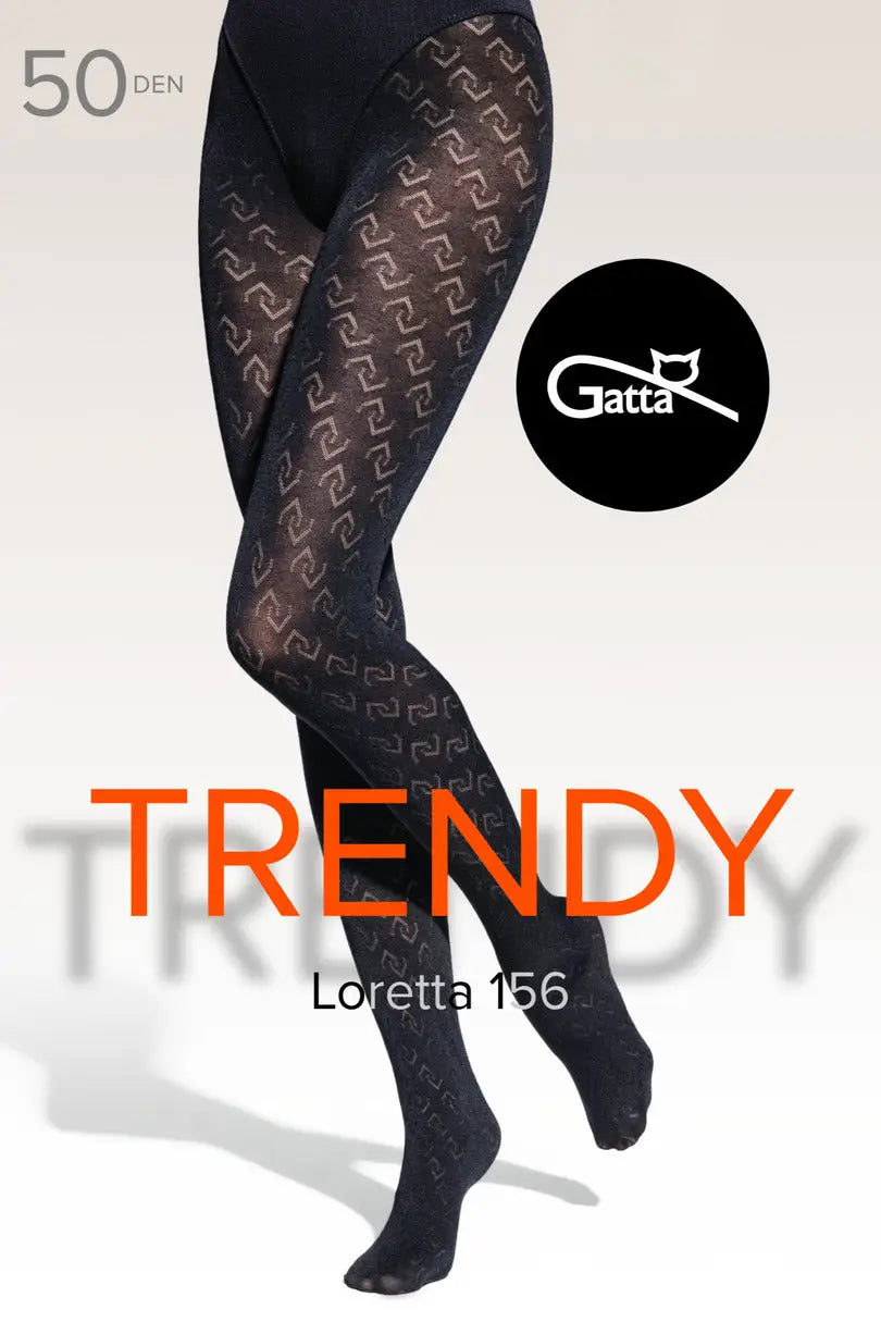 Collant in microfibra lavorata - loretta 156