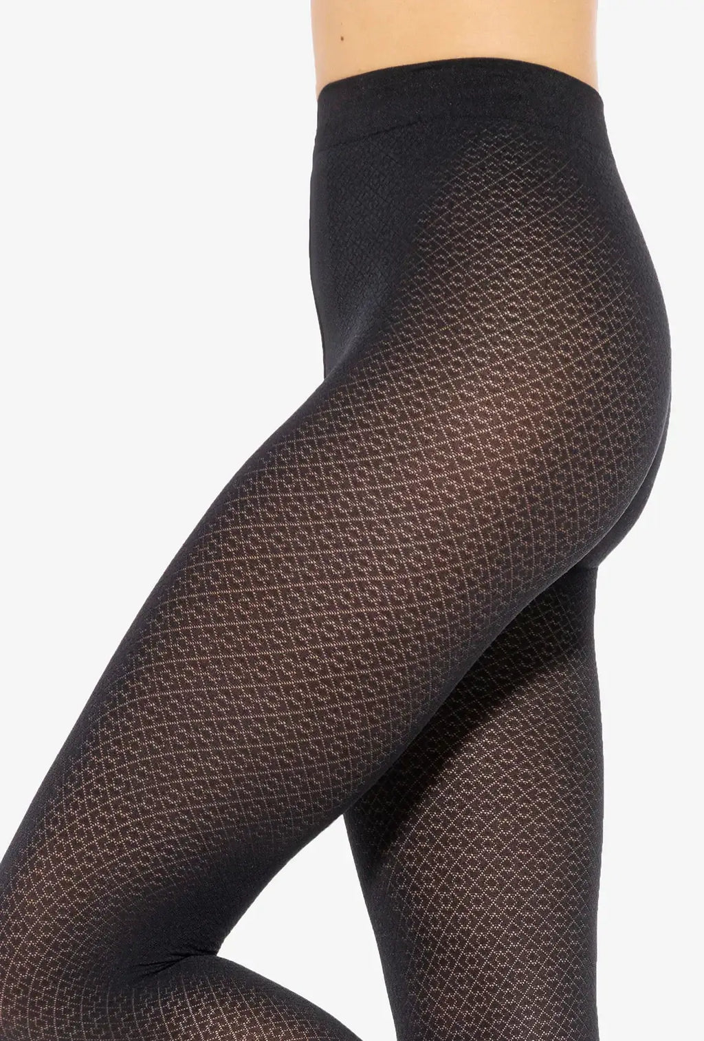 Collant in microfibra lavorata - loretta 158