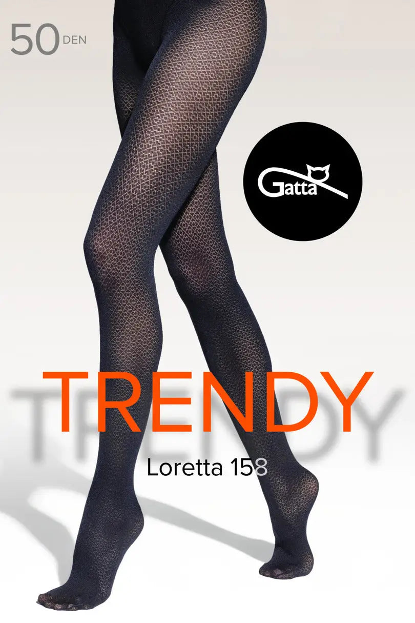 Collant in microfibra lavorata - loretta 158