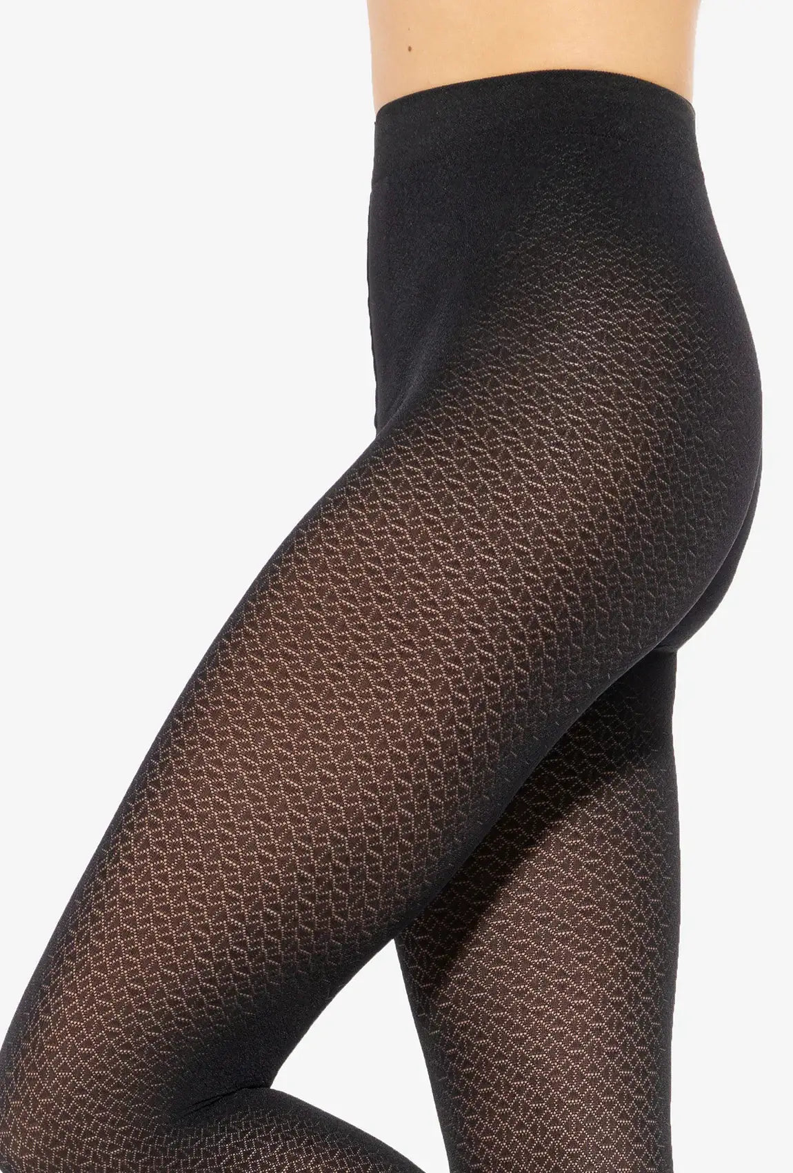 Collant in microfibra lavorata - loretta 159