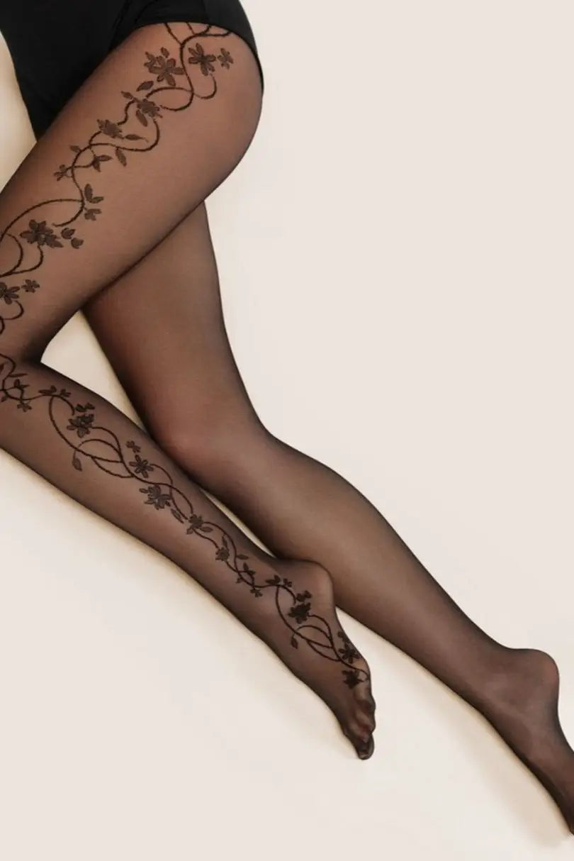 Collant moda 20 den – trasparenza velata con decoro