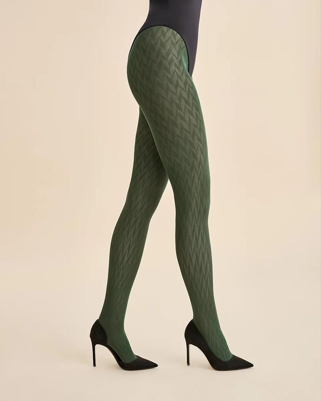 Collant moda motivo geometrico - reyna - 60 den