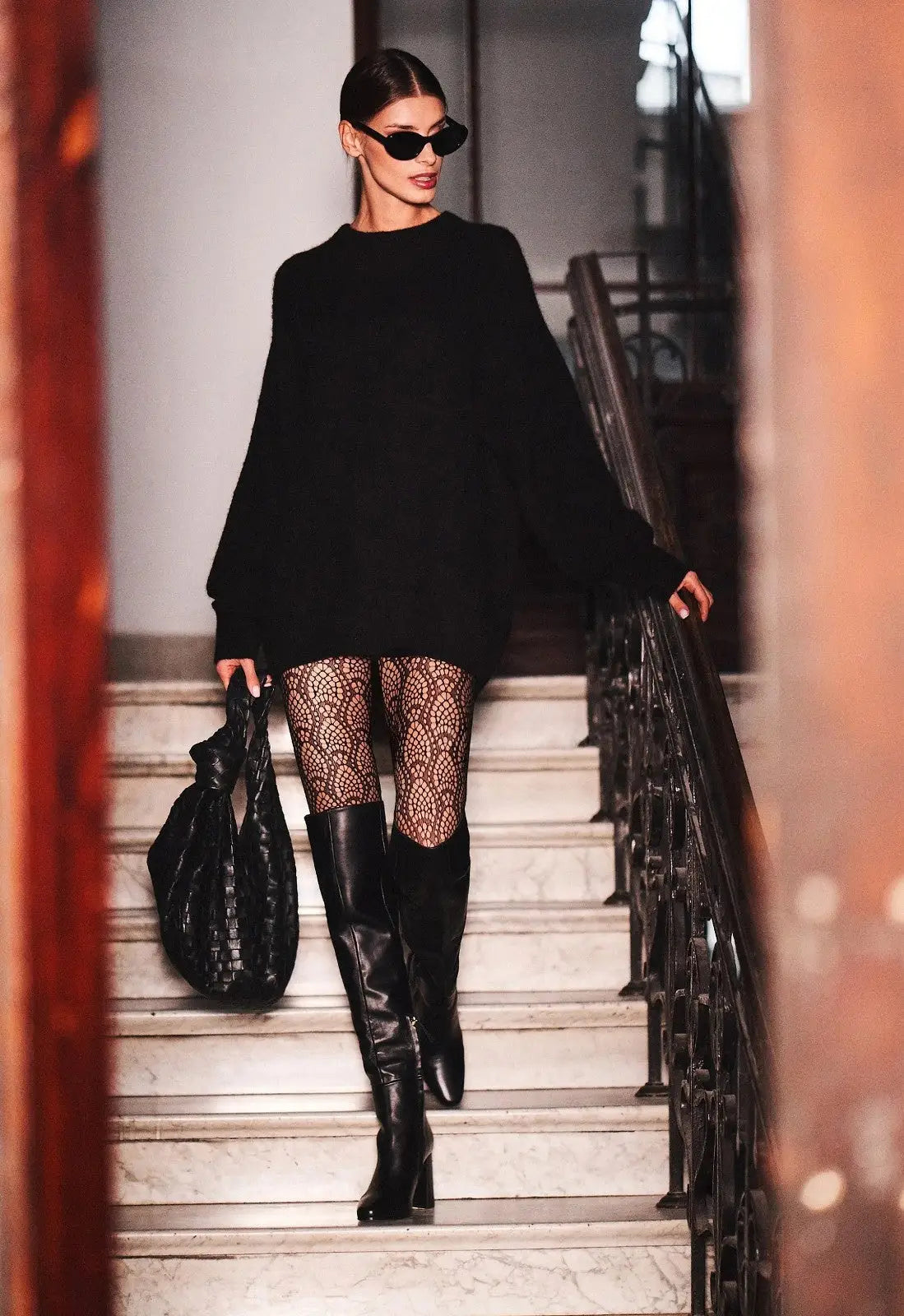 Collant a rete da donna | carino