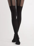 Collant sensuali effetto finta autoreggente - 40 den | milla