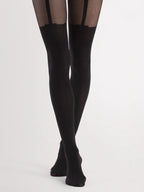 Collant sensuali effetto finta autoreggente - 40 den | milla