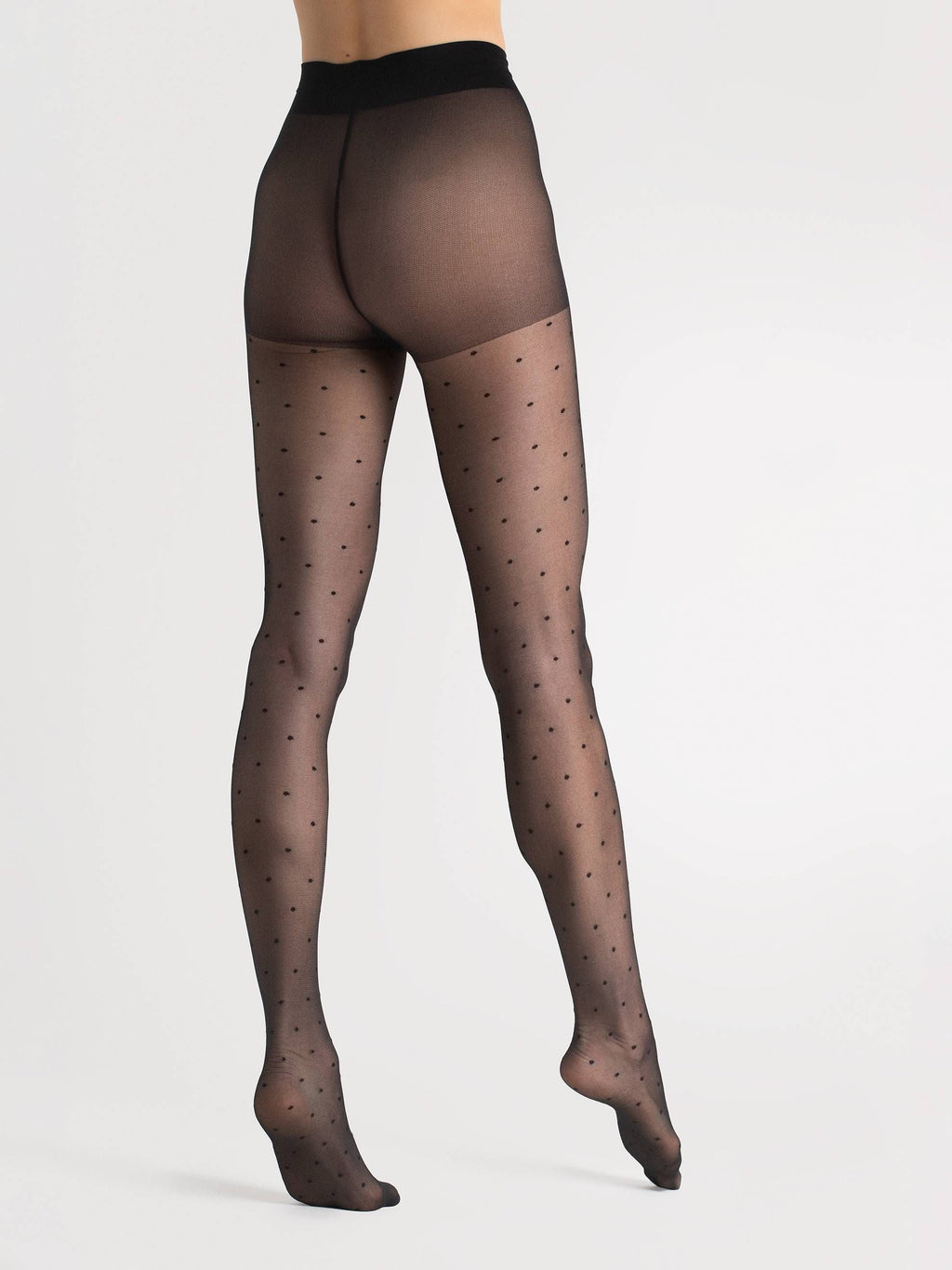 Collant velati classici a fantasia pois - 15 den | kim