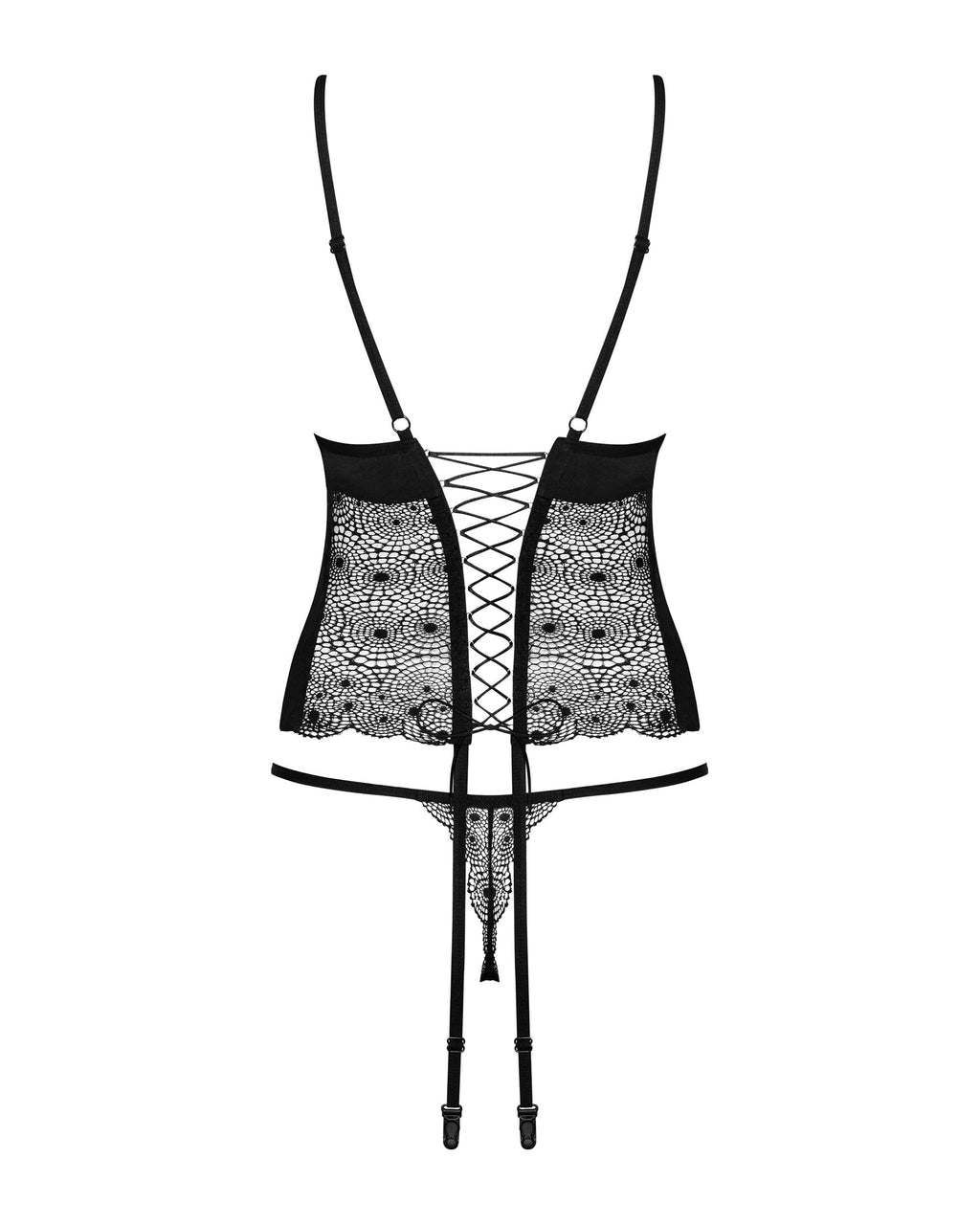 Completo corsetto e perizoma in pizzo | sharlotte