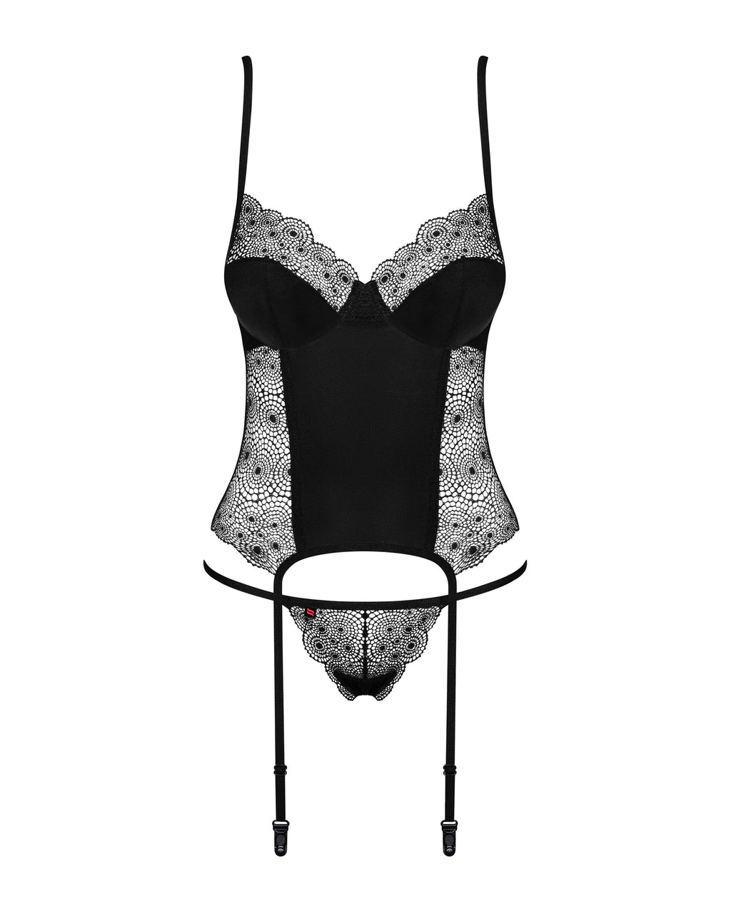 Completo corsetto e perizoma in pizzo | sharlotte