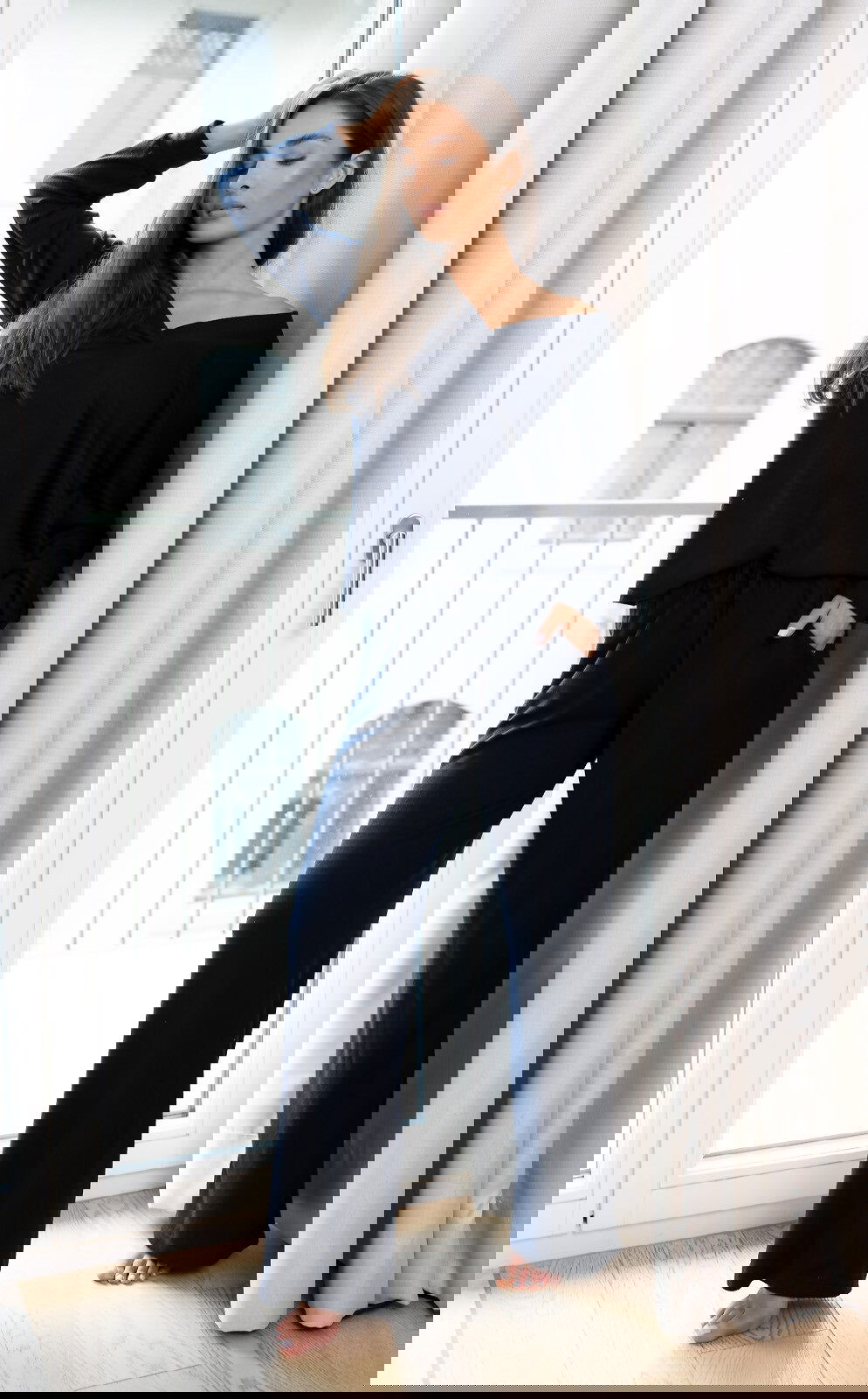 Completo da donna homewear - navy blue - in viscosa