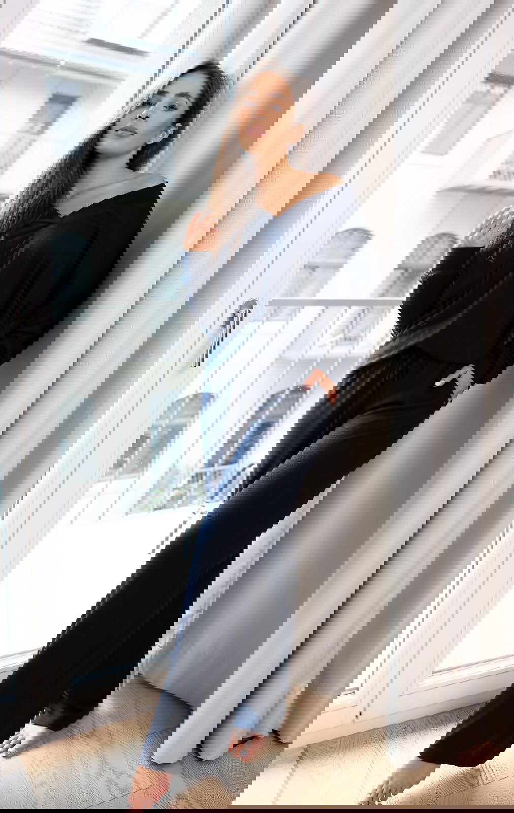 Completo da donna homewear - navy blue - in viscosa