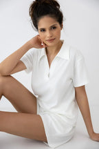 Sia | completo donna polo & shorts in modal