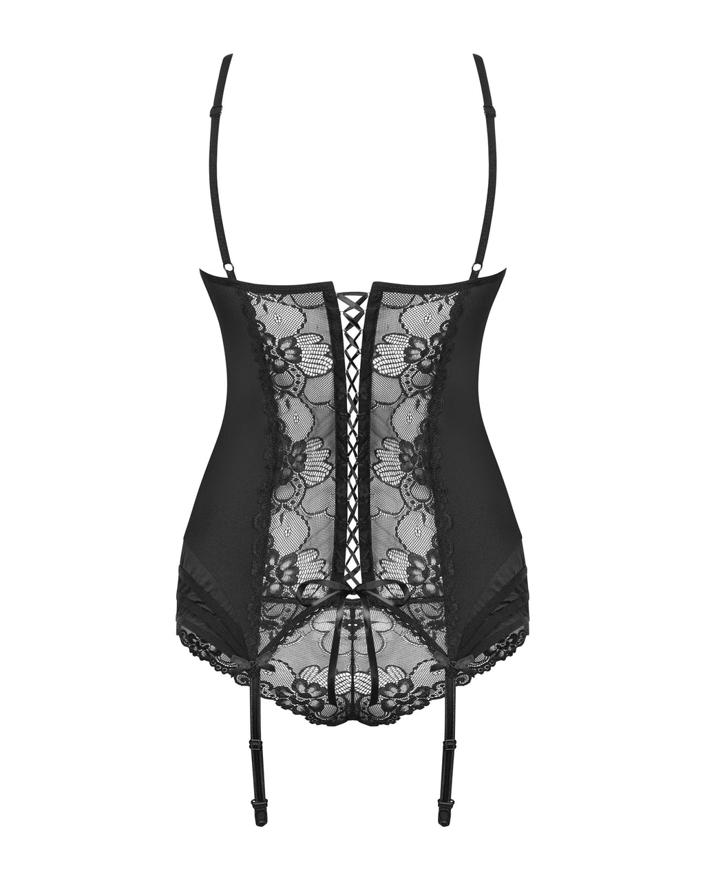 Corsetto sensuale con pizzo e microfibra | heartina
