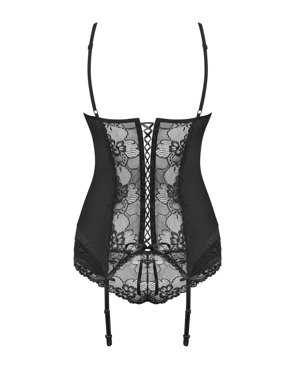 Corsetto sensuale con pizzo e microfibra | heartina