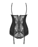 Corsetto sensuale con pizzo e microfibra | heartina