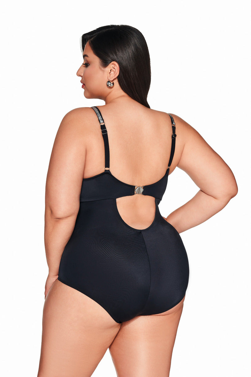 Costume intero coppe full cup - silver - skj 63