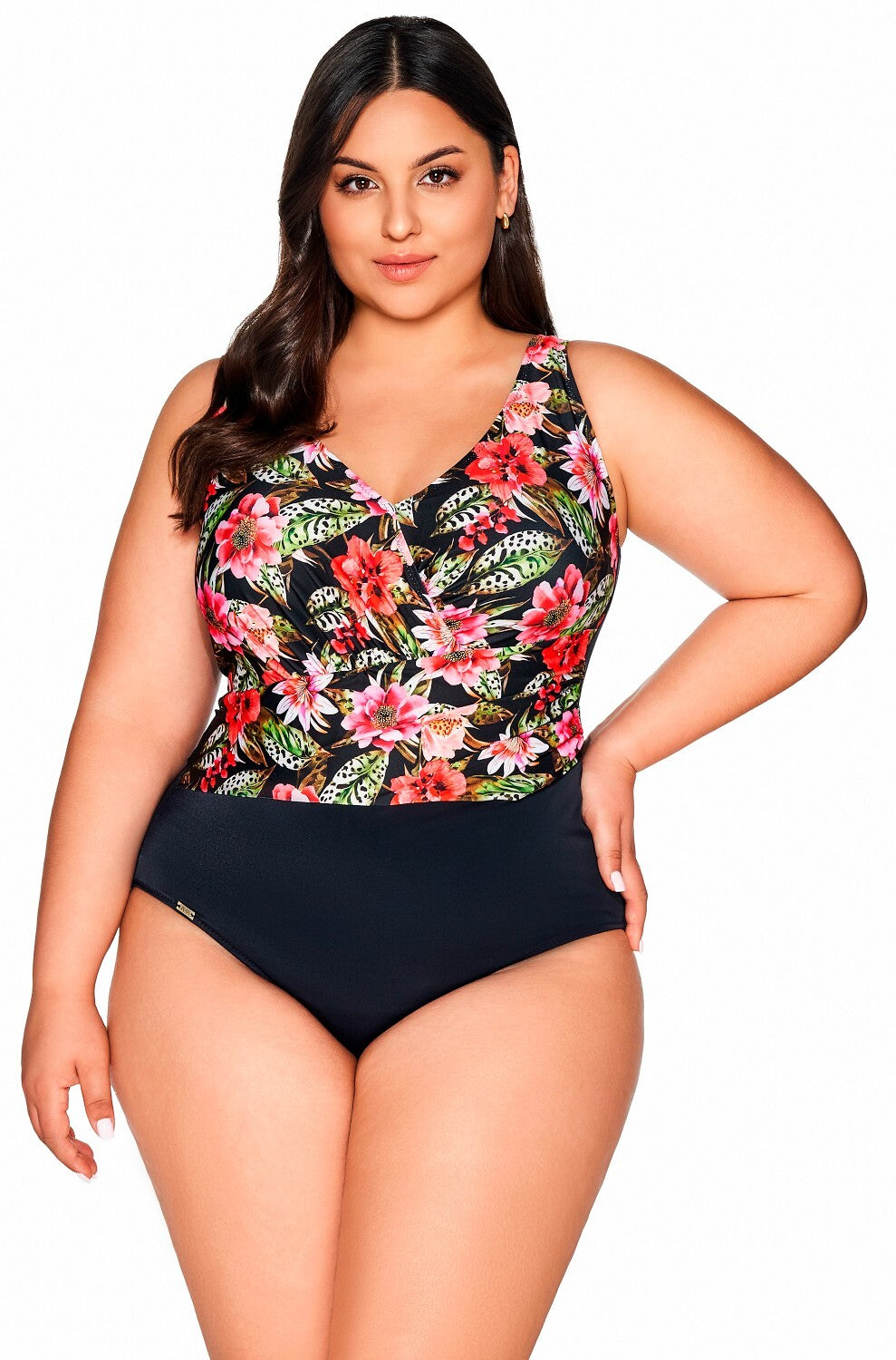 Costume intero full cup - floral