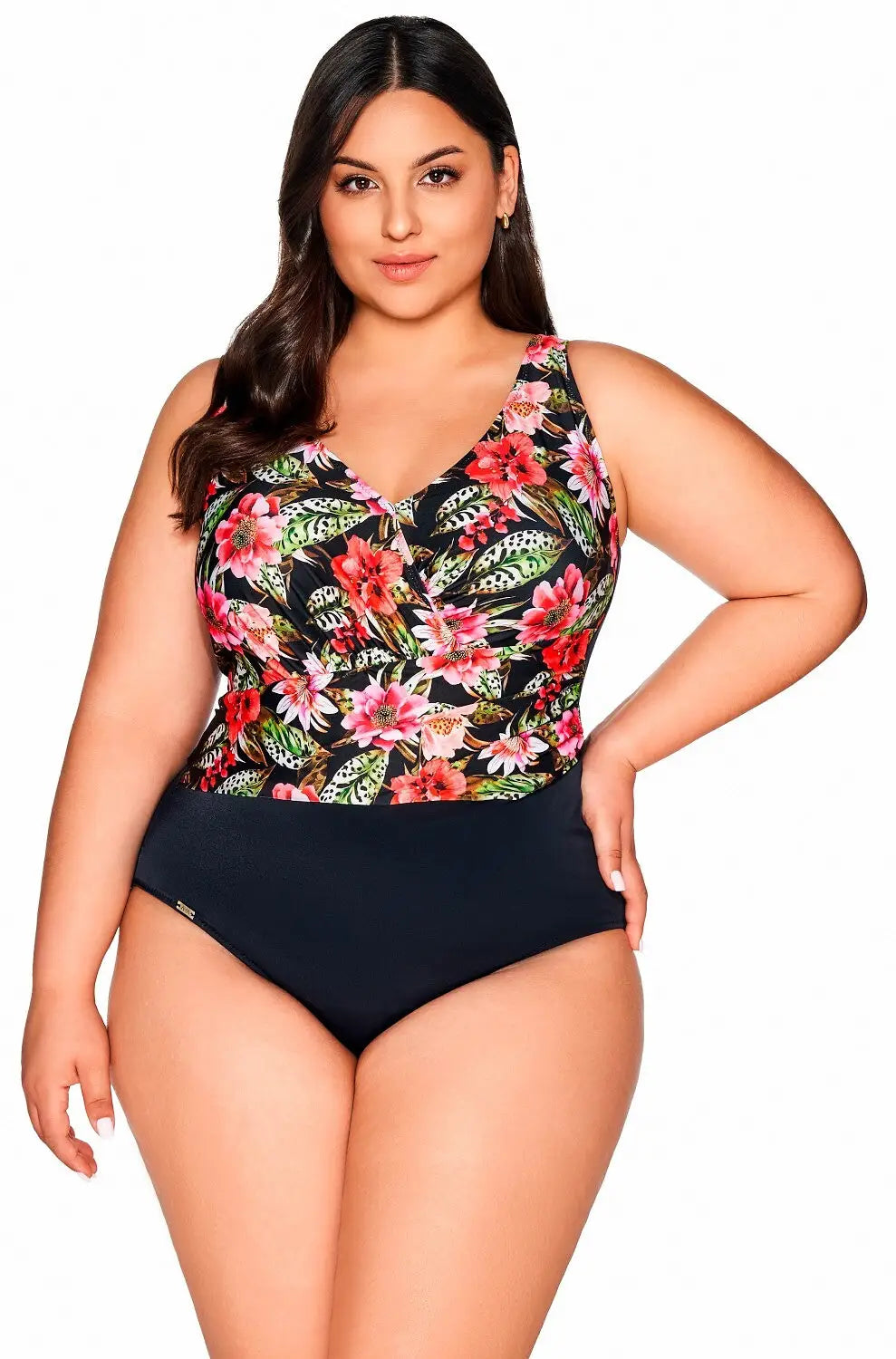 Costume intero full cup - floral