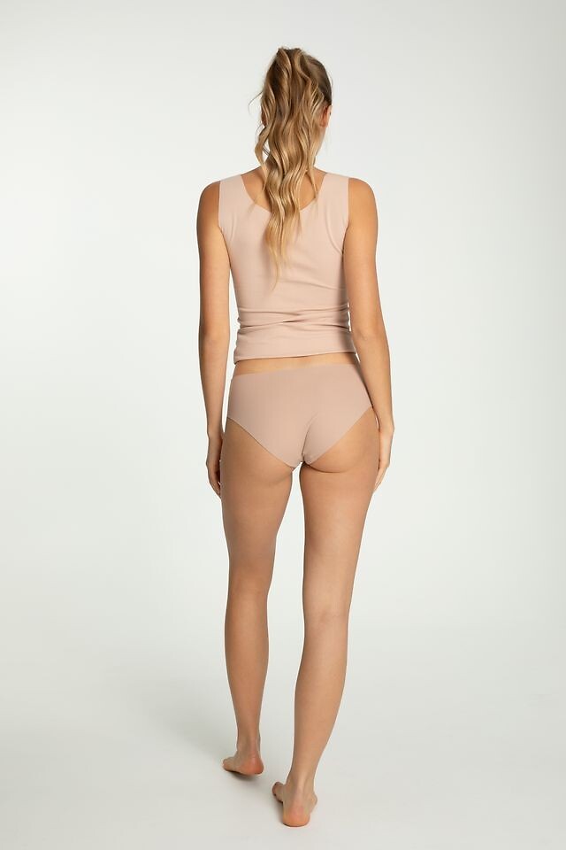 Cotton mood | slip midi da donna in cotone senza cuciture