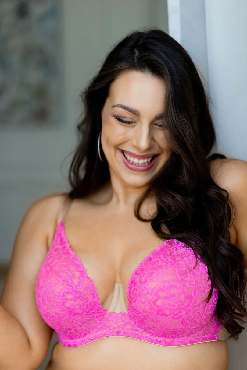 Crazy pink - reggiseno soft senza ferretto taglie forti –