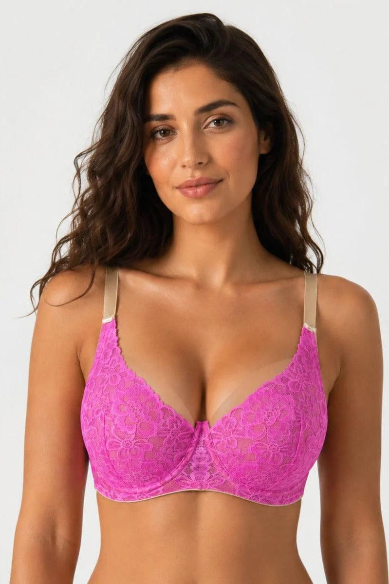 Crazy pink - reggiseno soft senza ferretto taglie forti –