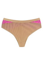 Crazy pink - slip brasiliana donna pizzo rosa