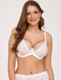 Creamy - reggiseno soft con ferretto in pizzo cremisi