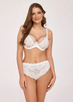 Creamy - reggiseno soft con ferretto in pizzo cremisi