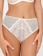 Creamy - slip da donna a vita alta in pizzo floreale
