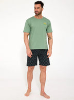Crocodiles | pigiama uomo in cotone – set con t-shirt