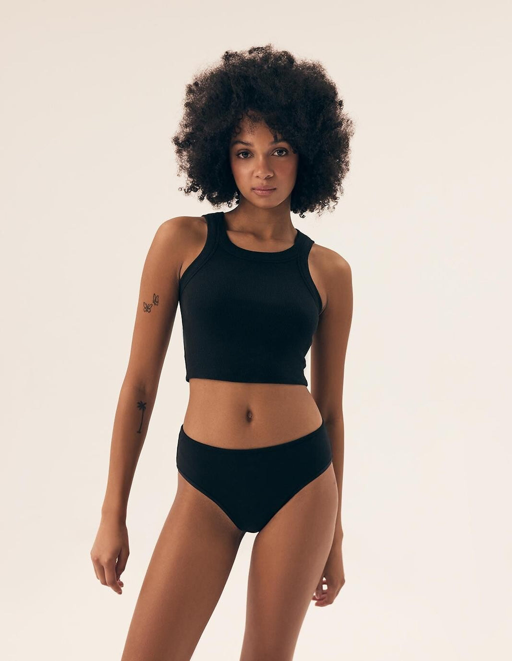 Crop top da donna - rib - nohi