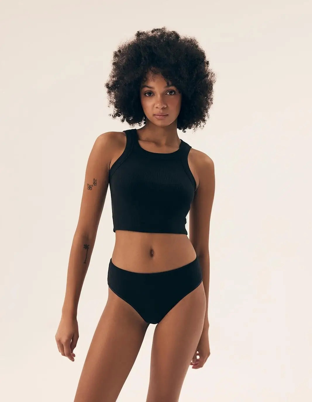 Crop top da donna - rib - nohi