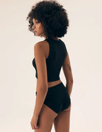 Crop top da donna - rib - nohi