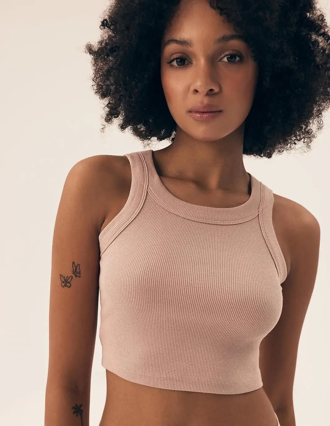 Crop top da donna - rib - nohi