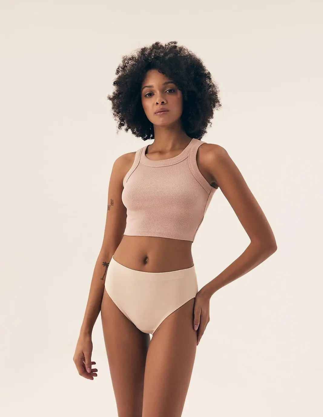 Crop top da donna - rib - nohi