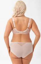 Daniela | slip donna in microfibra con dettagli ricamati