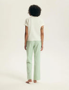Darlan | pigiama donna in cotone con pantaloni a righe