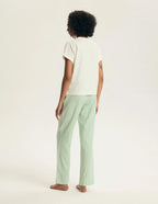 Darlan | pigiama donna in cotone con pantaloni a righe