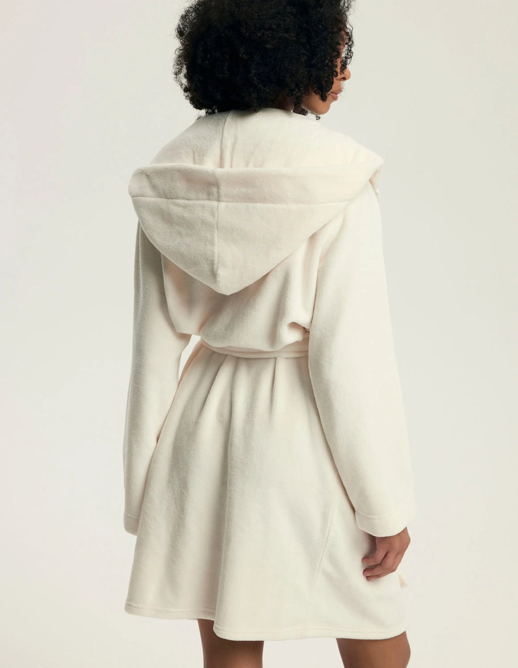 Darlan | vestaglia da camera donna con cappuccio in tessuto