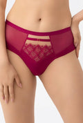 (dayana) slip brasiliano da donna - tulle elastico pizzo