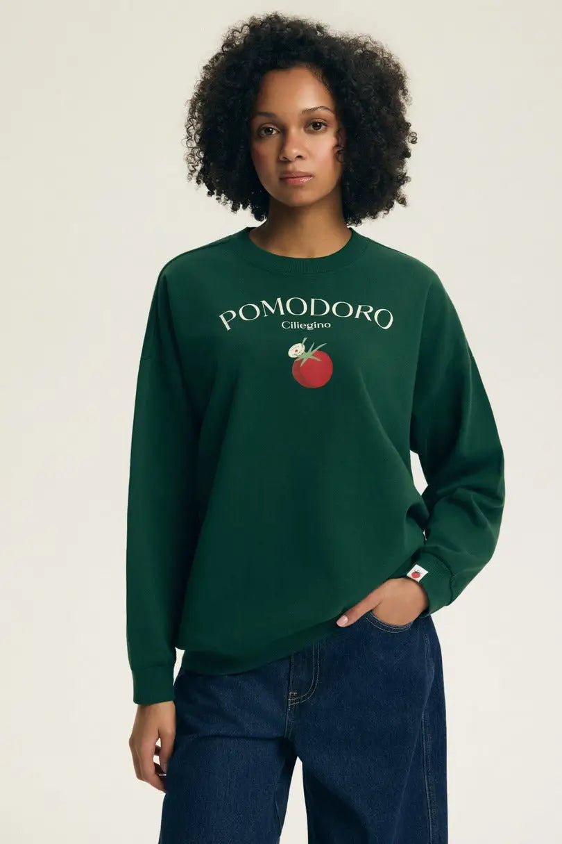 Dessie | felpa donna - pomodoro ciliegino