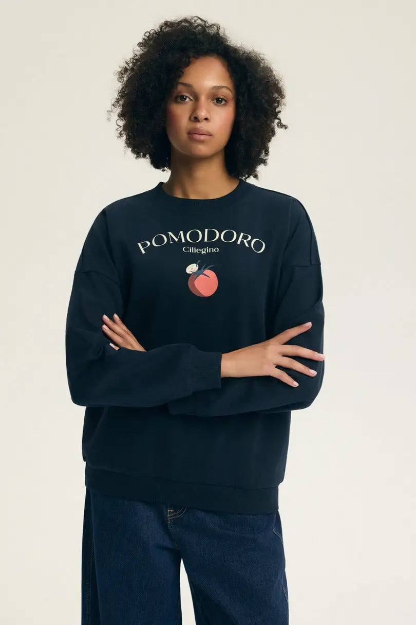 Dessie | felpa donna - pomodoro ciliegino