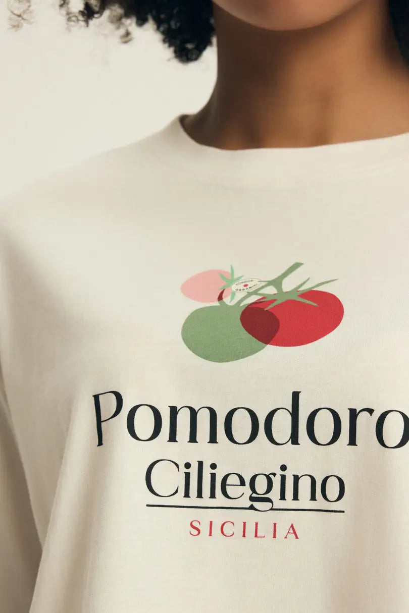 Dessie | pigiama da donna in cotone 100% | pomodoro