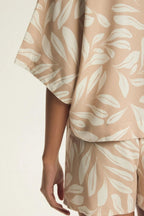 Dextra | pigiama donna in viscosa – set a motivo floreale