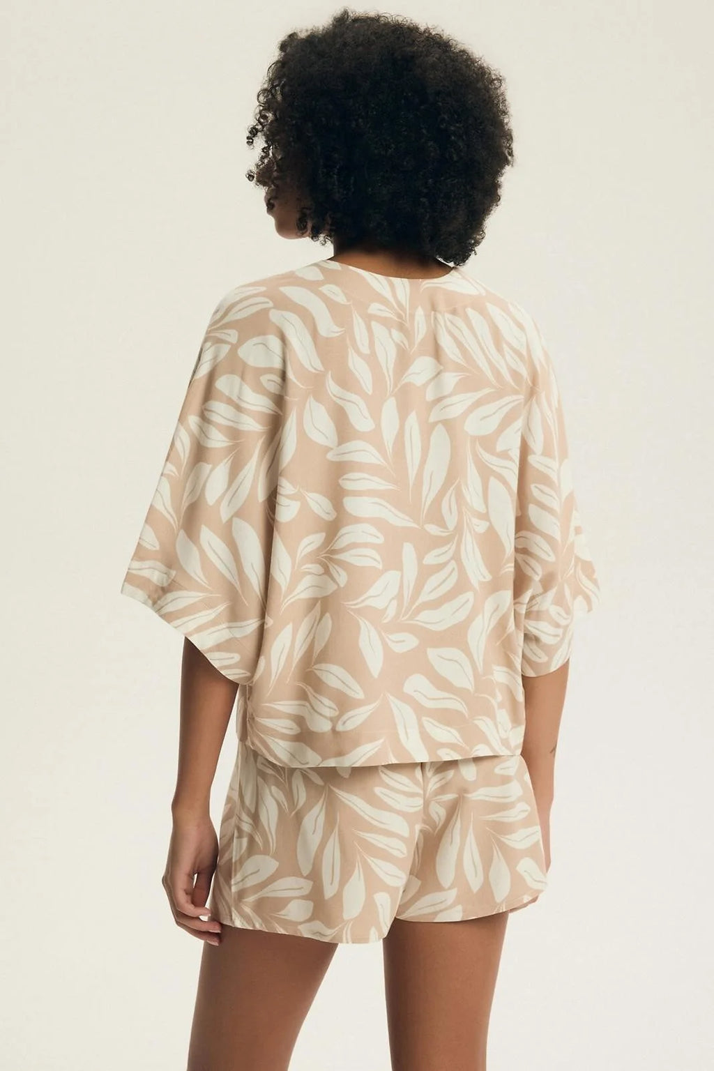 Dextra | pigiama donna in viscosa – set a motivo floreale