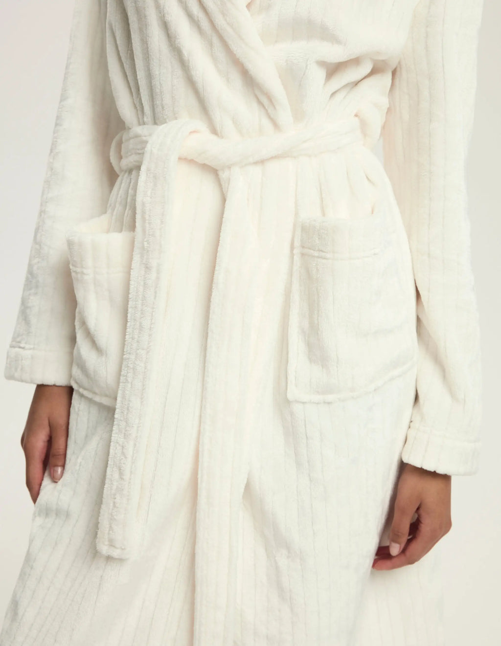 Dionne | vestaglia da camera donna con cappuccio in tessuto