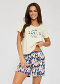 Dolce vita | pigiama donna in cotone morbido – t-shirt