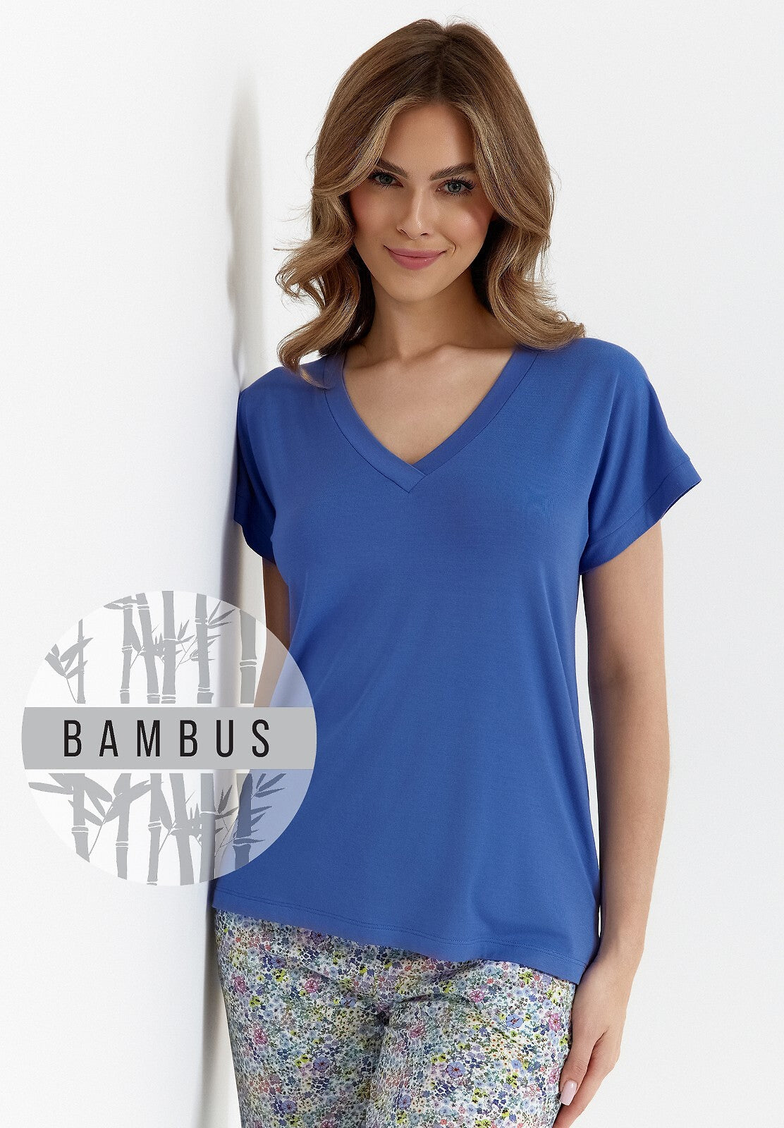 Elegante pigiama da donna in cotone e bambù 459