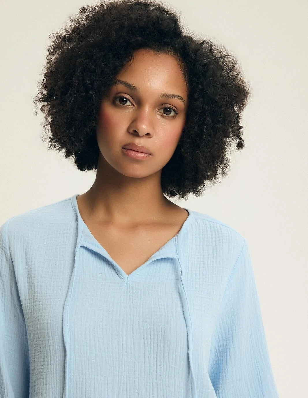 (eleni) pigiama donna in puro cotone mussola – leggerezza