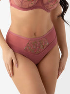 Elora - slip da donna classici in tulle e pizzo ricamato